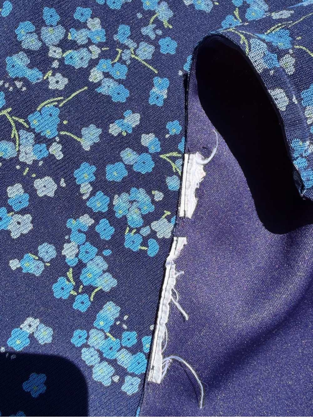 Vintage Floral Midi Dress - Picture 3 of 4